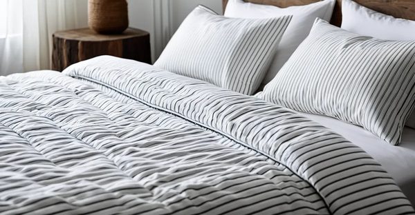 Une parure de lit en coton bio pour allier confort et éthique