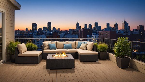 Top 5 raisons d'opter pour une clôture composite sur un toit-terrasse