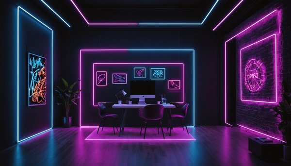 Découvrez comment les néons led personnalisés transforment votre espace